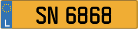 Truck License Plate